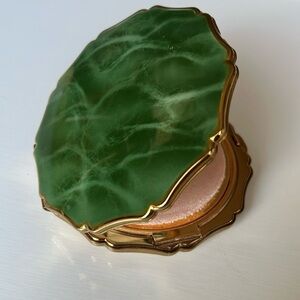 Stratton Vintage Marbled Jade EmptyCompact